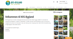 Desktop Screenshot of kvs-bygland.no